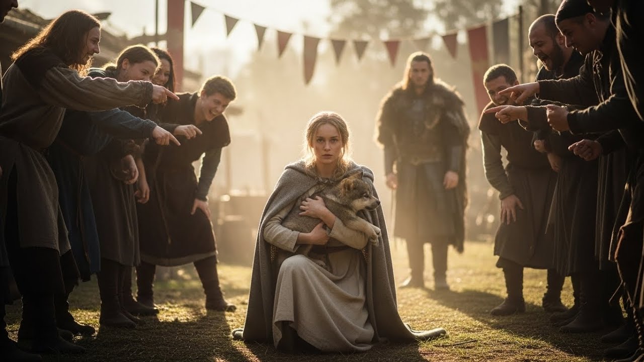 They Mocked Her for Protecting an Orphaned Pup — By Nightfall, the Alpha King Bowed Before Her