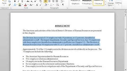 Change the Horizontal Alignment of Text - Word 2010