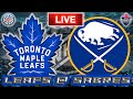 Toronto maple leafs vs buffalo sabres live stream game audio  nhl live stream gamecast  chat