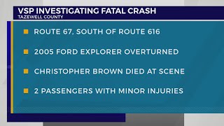 VSP: Driver killed in Tazewell Co. crash, passengers injured
