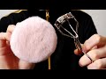 ASMR fast aggressive makeup application 1 minute