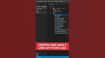 Create virus using just 9 lines of PYTHON Code. #shorts