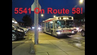 NeoplanDude | SEPTA 2002 New Flyer D40LF #5541 On Route 58, To Bustleton & County Line!