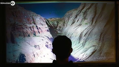 Fly into Google Earth with 3DRudder