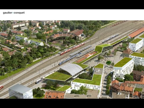 Reportage travaux pôle gare Annemasse 07.03.2021