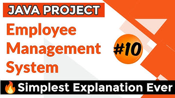 Employee Management System | Java Project | Creating MenuItems and Form | Java Tutorials #10
