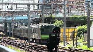 【山手線のラストナンバーもワンマン化改造のため入場！】工101 E235系0番台トウ50編成　東京総合車両ベース　入場回送（東エリア→西エリア）大崎駅に到着！