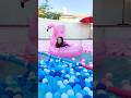 Charlotte and Eva Turn a Pink vs Blue Pool Fight Into Fun