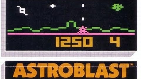 Astroblast (1982) - Intellivision on the Atari 2600? 🤔