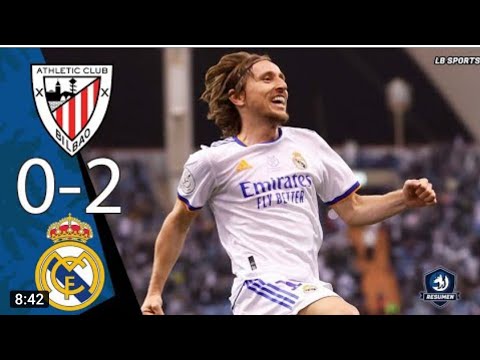 ملخص وأهداف مباراة ريال مدريد واتلتيك بلباو   نهائي كأس السوبر الاسباني