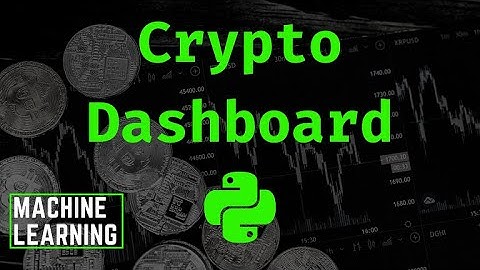 Python ML #07: Cryptocurrency dashboard App with Streamlit  #streamlit #python #ml