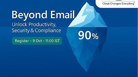 Beyond Email Productivity, Security & Compliance with Microsoft 365 Business Premium