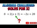 إشرحلي طريقة حل المعادلات من الدرجة الأولى| تعلم قواعد الرياضيات بسهولة @math164