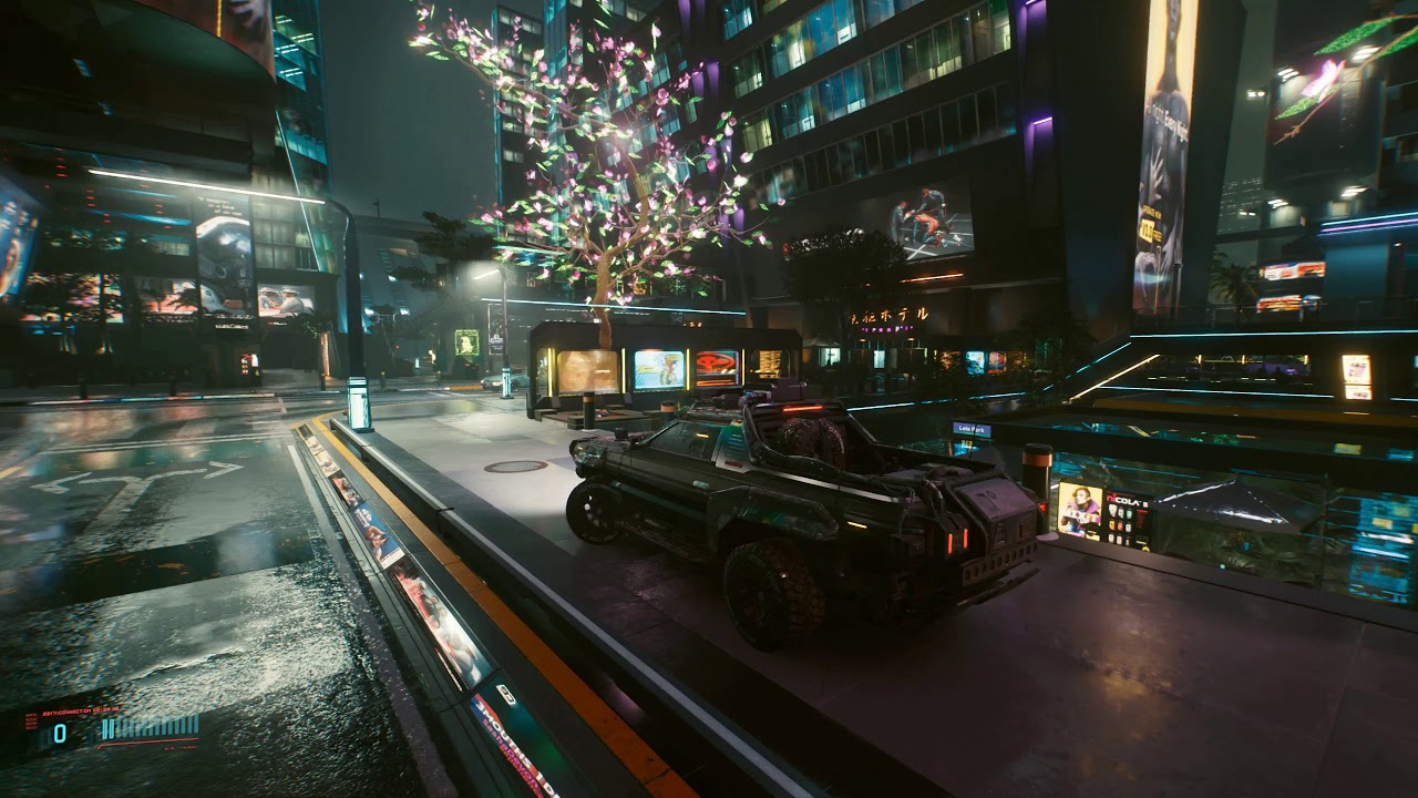 Night City Streets - Cyberpunk 2077 Live Wallpaper - Live Wallpaper