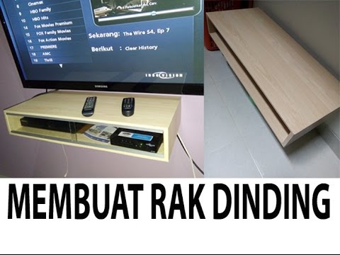 Buat Rak  dinding  sederhana Part 4 Memasang  didinding 