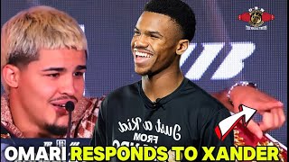 OMARI calls Xander a LIAR…Omari Jones FINALLY reacts to Xander Zayas SPARRING allegations 