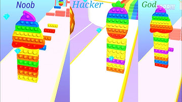 Noob vs Pro vs Hacker vs God In Fidget Rush