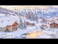 France 4K - Romantic Cities, Snowy Alpine Landscapes & Timeless Elegance - Winter Wonderland