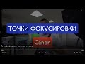 📸💯Canon точки фокусировки как снимать