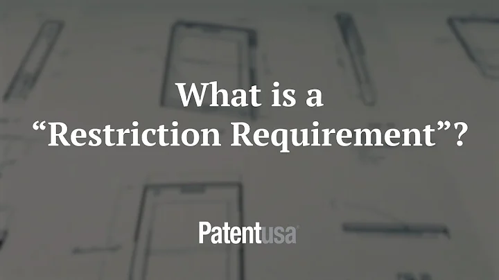 What is a “Restriction Requirement”?