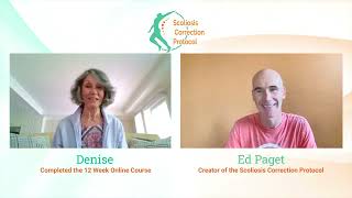 Denise Shares Her Experience of both the online training and the one on one Scoliosis Training.