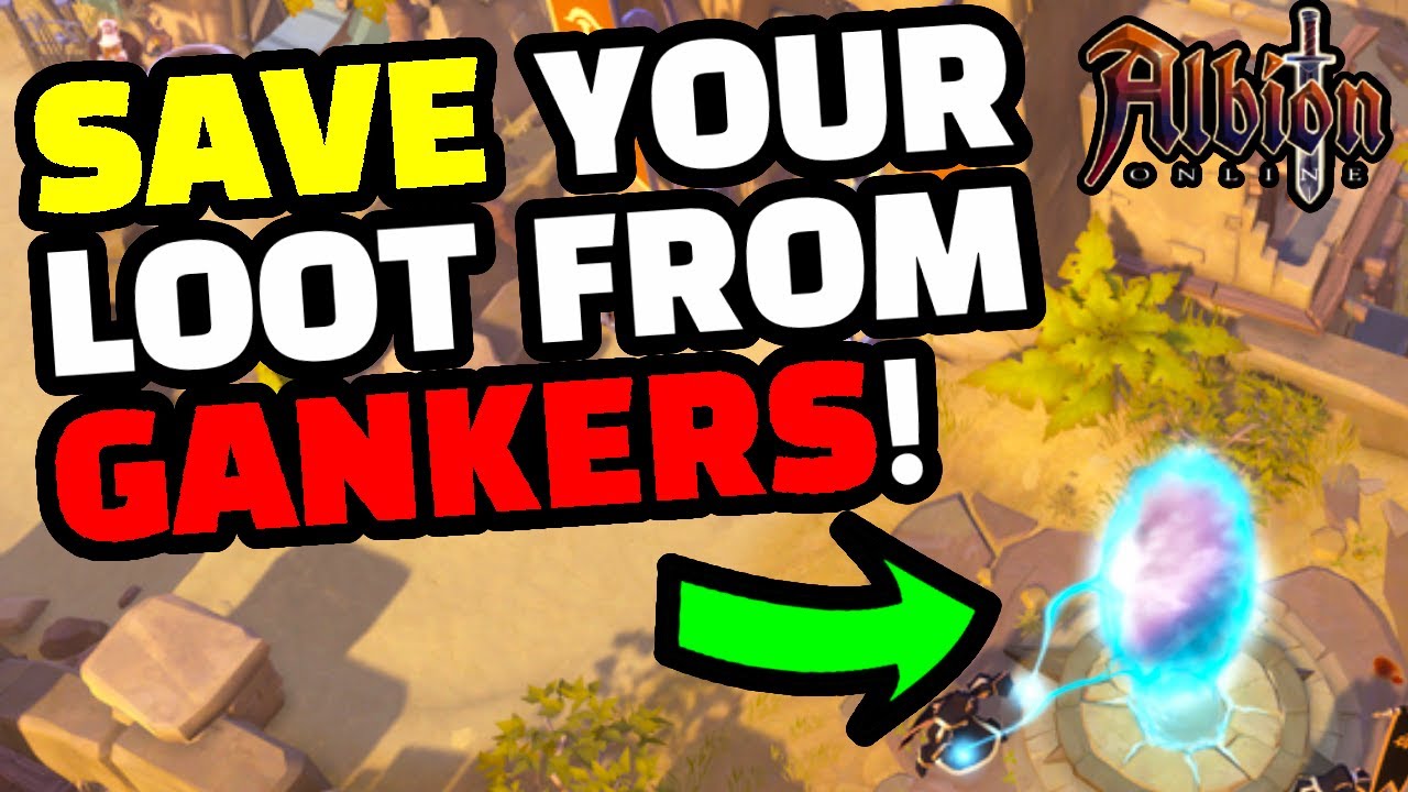 How To SECURE LOOT in PvP Zones Albion Online YouTube