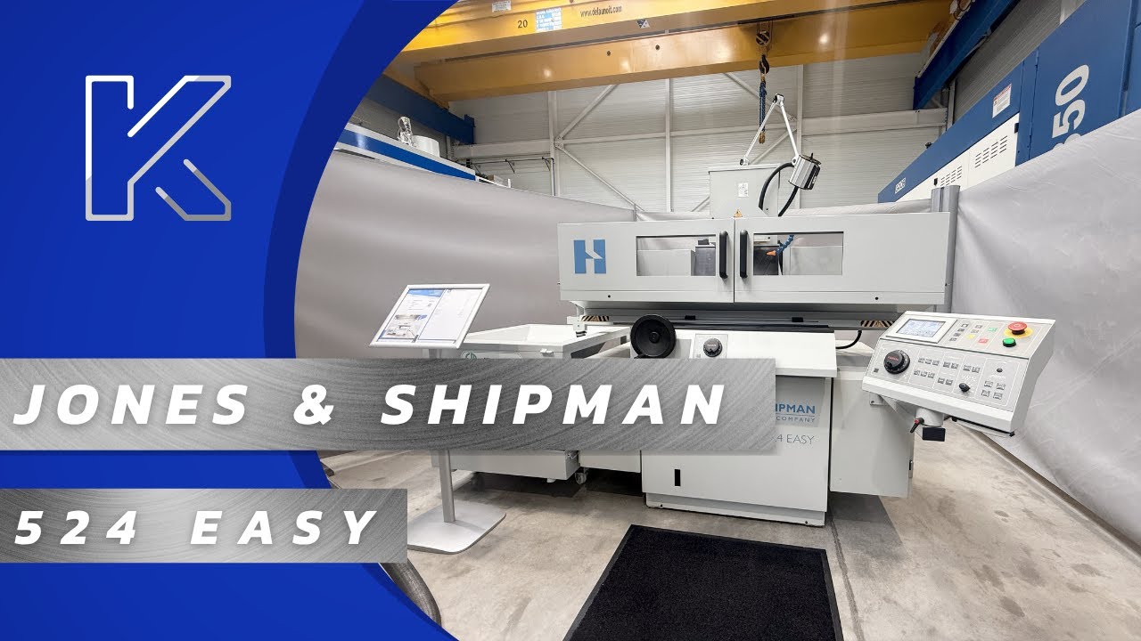 JONES & SHIPMAN 524 Easy - CNC Surface grinder - YouTube