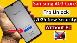 Samsung A03 Core Frp Bypass Without Pc | Samsung a03 core Frp Unlock 2025