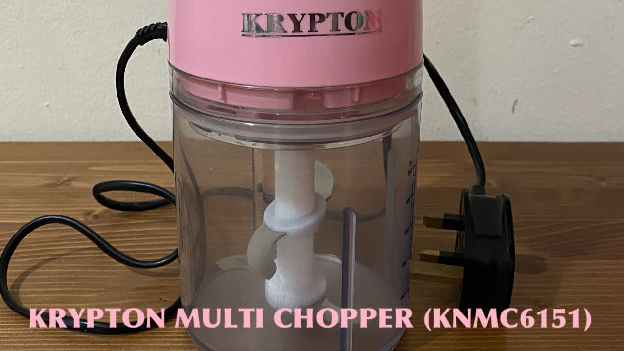 How to use Krypton Multi Chopper (KNMC6151) - YouTube