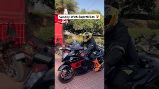 Superbike Sunday Ride | Superbikes in Delhi | #sundayride #hayabusa #h2 #gsxr750 #apriliars457