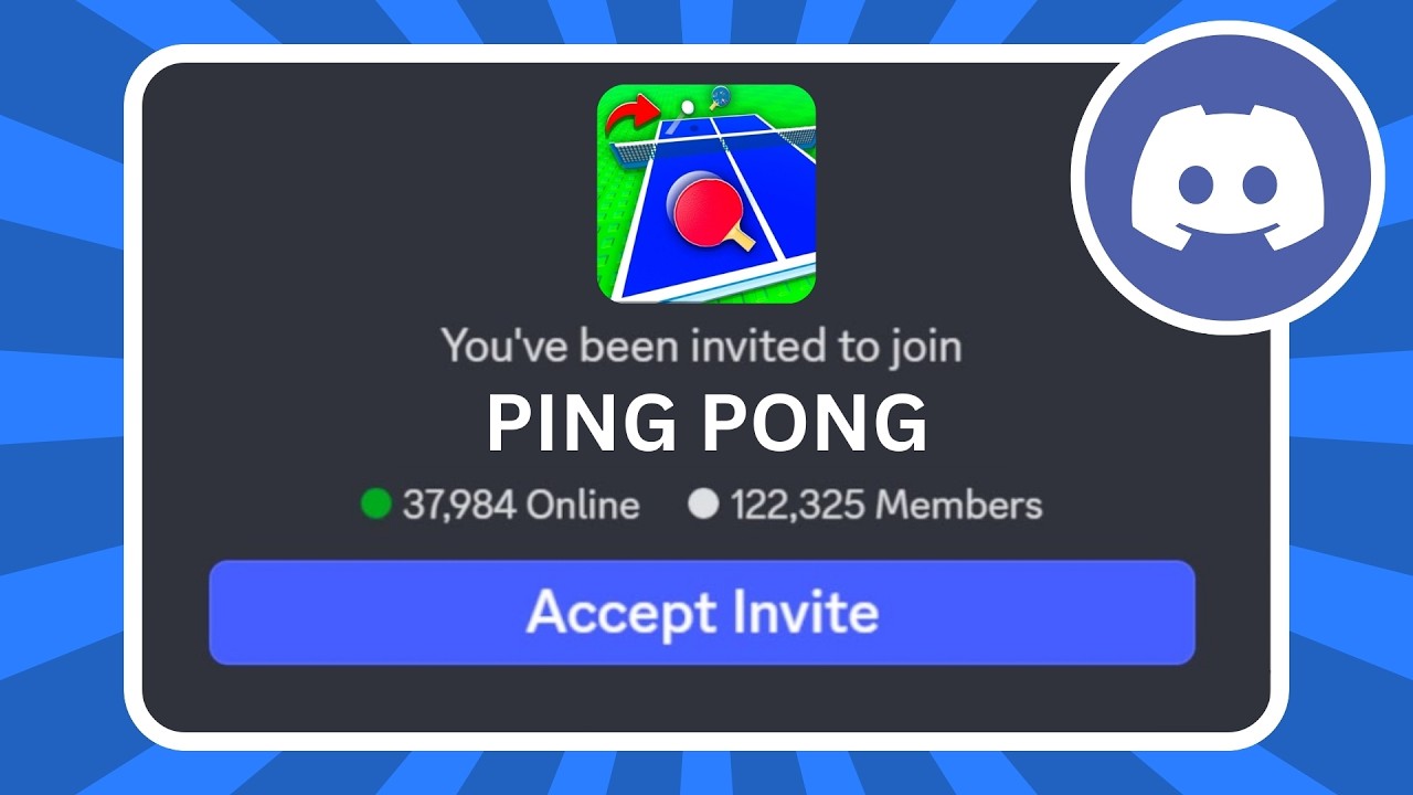 How to Join Ping Pong Discord Server - YouTube