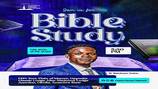 FRIDAY BIBLE STUDY SERVICE | THE BELIEVER'S CONSECRATION PT 2 | WATCHMAN TOSINE | 19.06.2026