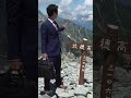 奥穂高岳山頂でミーティング！？ #shorts