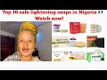 Top10 brightening and lightening soaps/best whitening soaps in Nigeria/exfoliating soaps/glow soaps