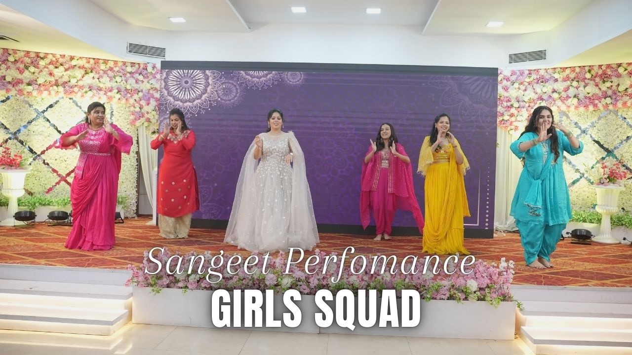 Sangeet Perfomance by Sisters | Chalka Chalka Re X Gorya Gorya Galavari