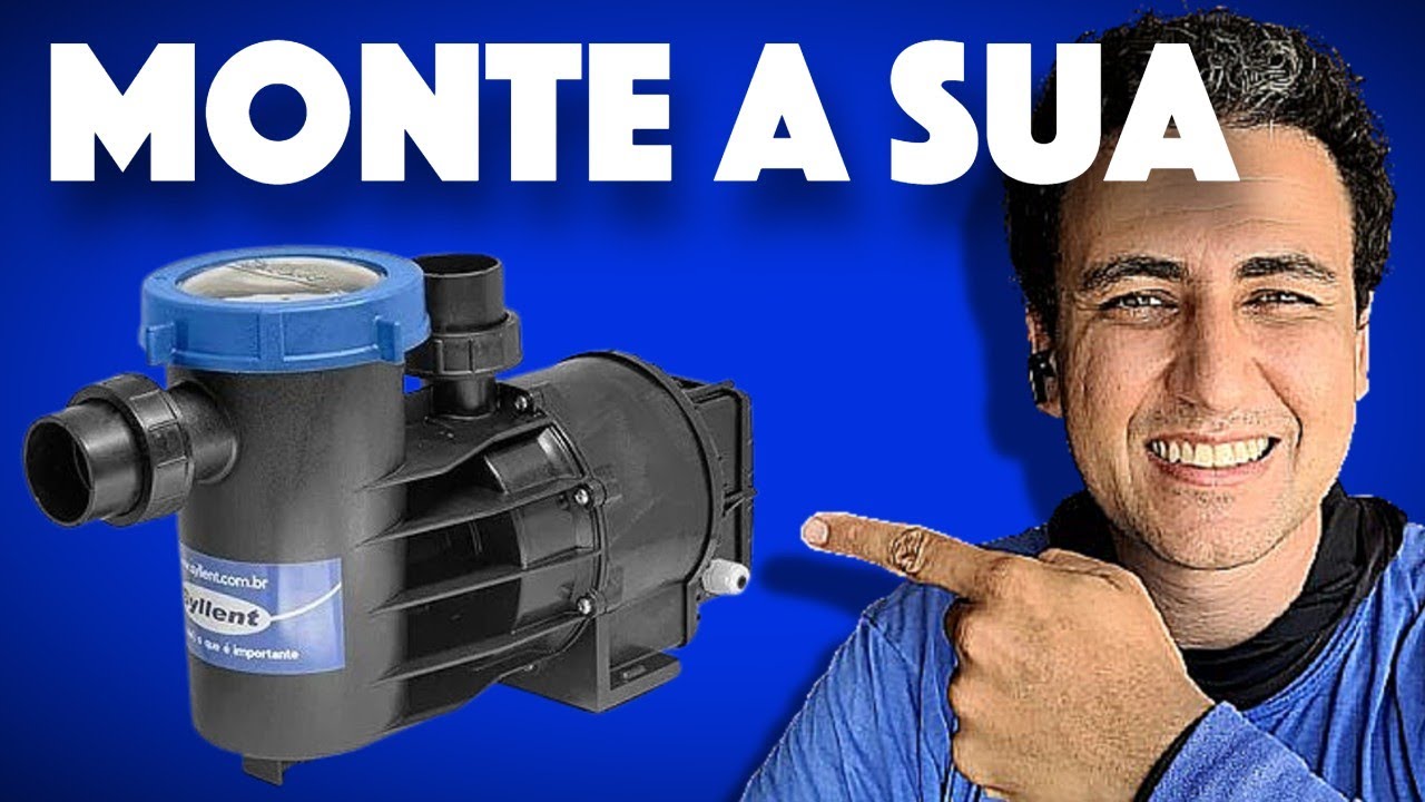 BOMBA externa portátil para PISCINA - Como fazer