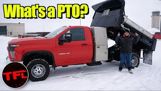 What is a PTO and How Does it Work? We Explore this 2020 Chevy 3500HD Dump Truck to Find Out!