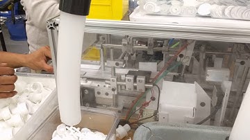 On the factory line with my Arduino NFC validator boards (side view)