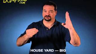 How To Sign About The House In American Sign Language Asl For Dummies Youtube