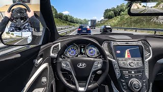 2014 Hyundai Santa Fe - Euro Truck Simulator 2 [Steering Wheel Gameplay] by CARens 25,706 views 2 months ago 11 minutes, 36 seconds