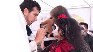Community members celebrate Hispanic heritage during Día de los Muertos festival
