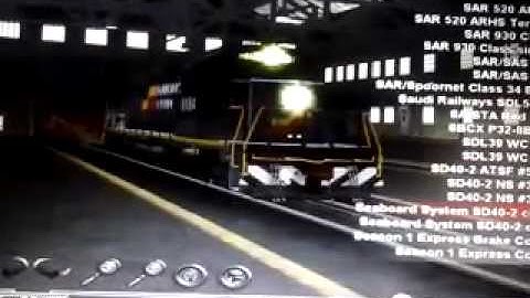 Seaboard System SD40-2 Trains Works