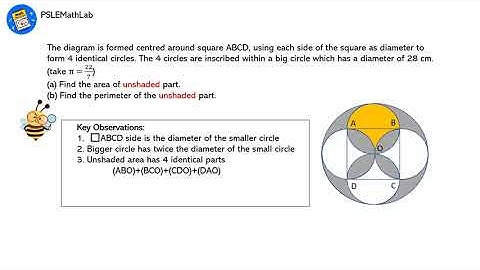 PSLE Geometry Question - circles inscribed in circle