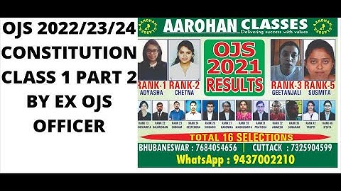 OJS CLASS BY EX OJS OFFICER (RANK 5,2016) PART 2-AAROHAN CLASSES-7684054656