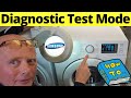 Samsung washing machine diagnostic mode guide how to check error code  test