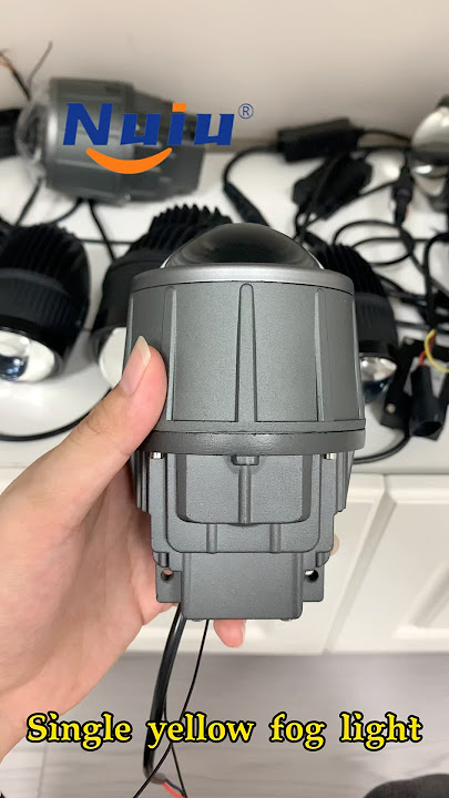 Single yellow fog light#NUIU #automobile #headlight #ledlights #led #light#fog#auto#autoconhecimento