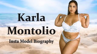 Karla Montolio American Plus Size Model Biography | Body Measurements | Curvy Fashion Model |