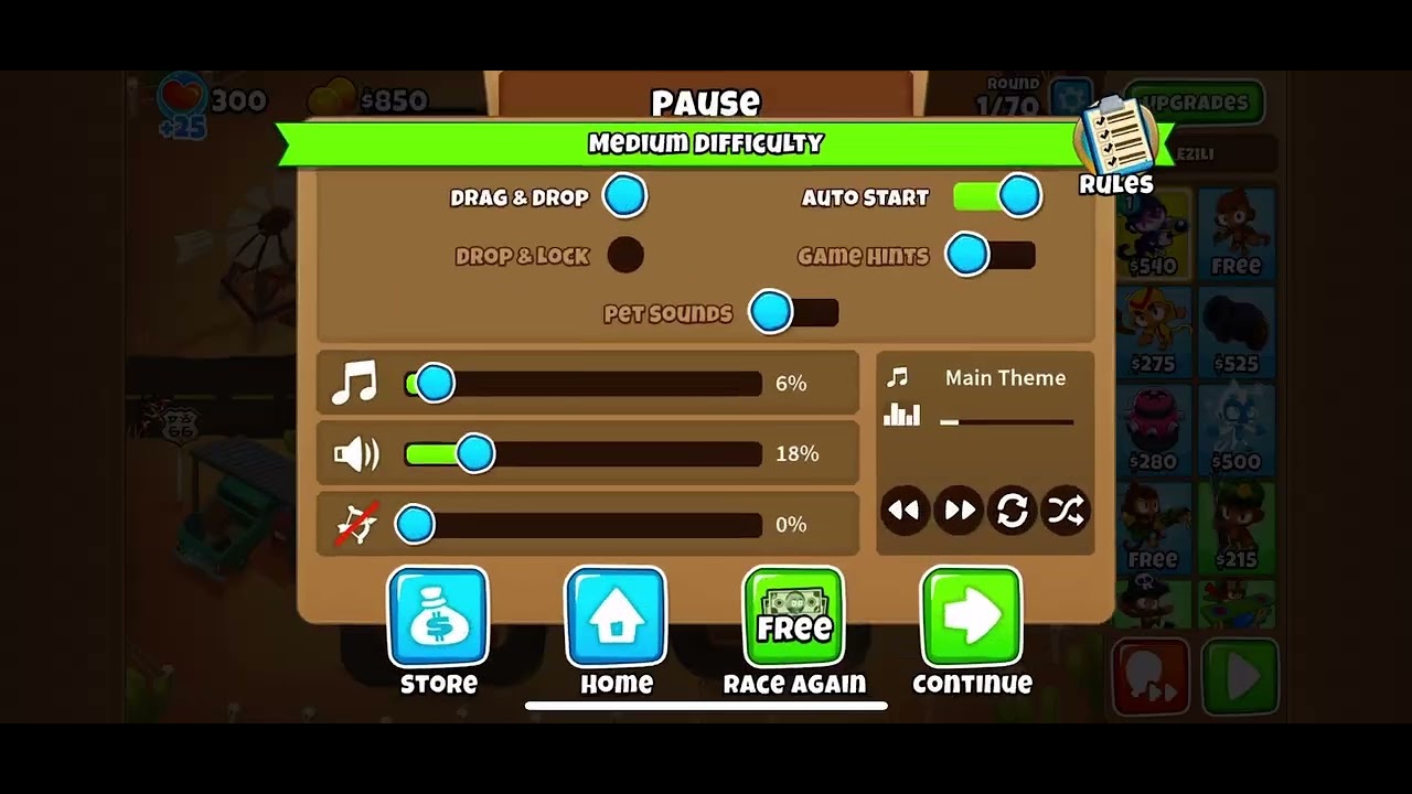 Bloontona 500 Achievement(Bloons td 6)