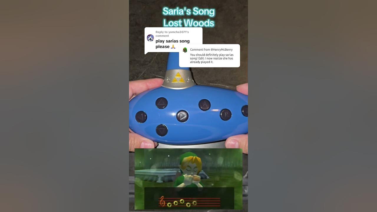 Saria's 🎵 Lost Woods #thelegendofzelda #legendofzelda #electronicocarina #ocarinaoftime #tloz #zelda