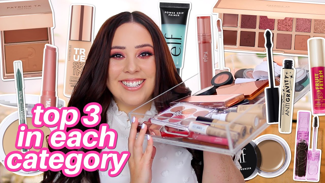TOP 3 FAVORITES IN EVERY MAKEUP CATEGORY! YouTube